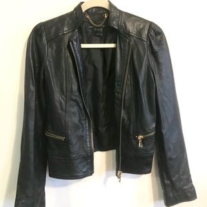 Marc by Marc Jacobs black leather jacket